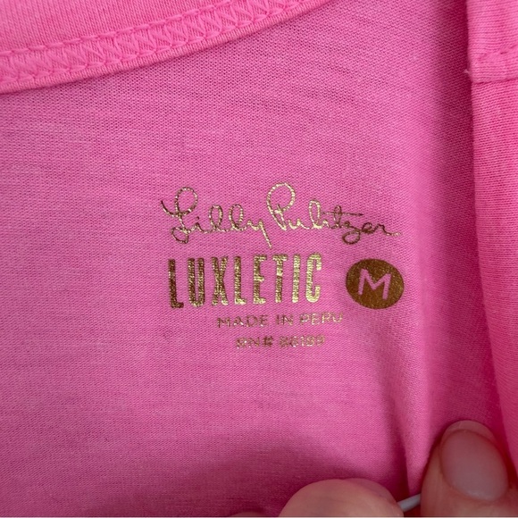 LILLY PULITZER Women’s Greer Long Sleeve Twist Top in Pink Style 8585 - Picture 5 of 10